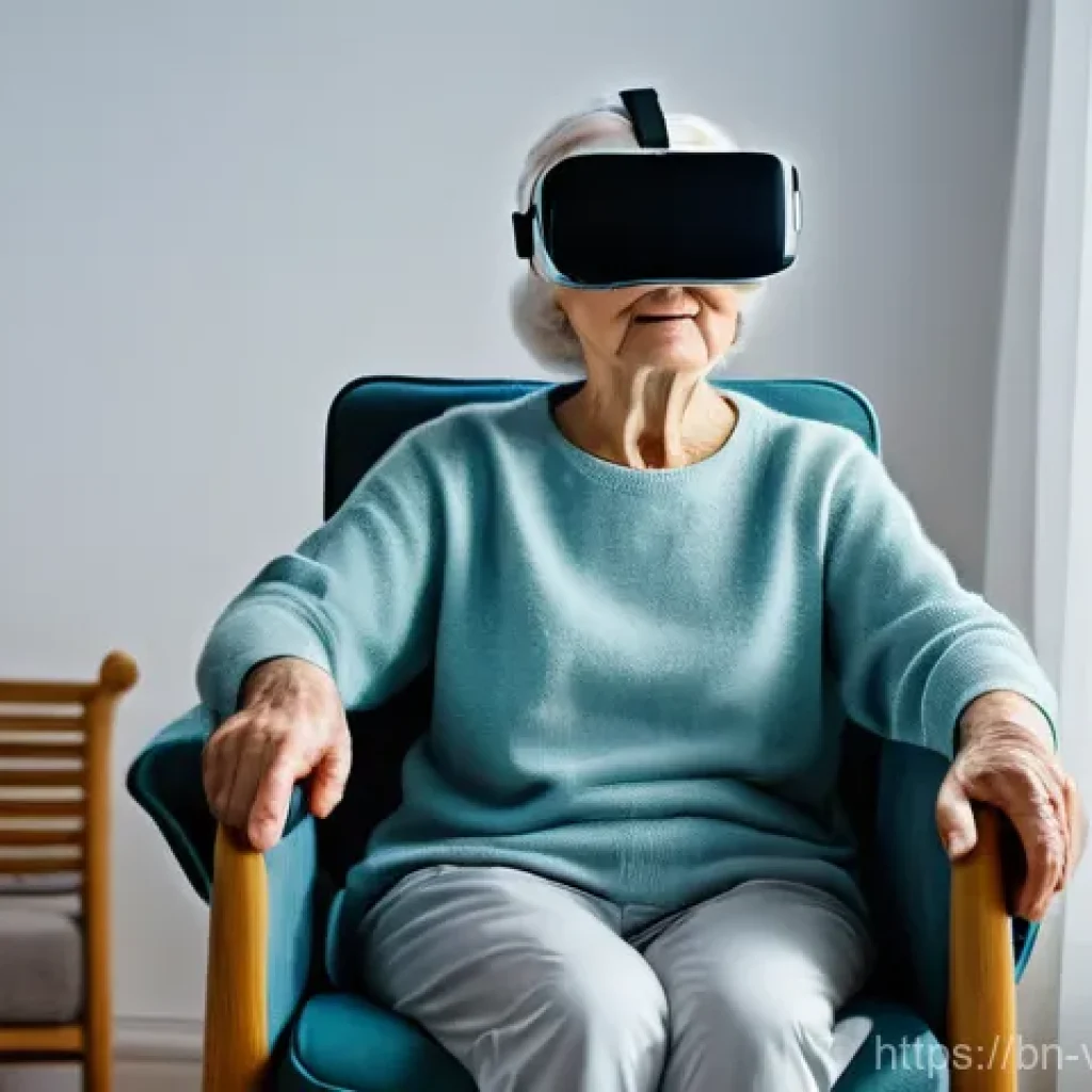 VR 재활치료의 고객 경험 분석 - The overall mood is positive, energetic, and hopeful."

**Prompt 2: Elderly Patient Regaining Balanc...
