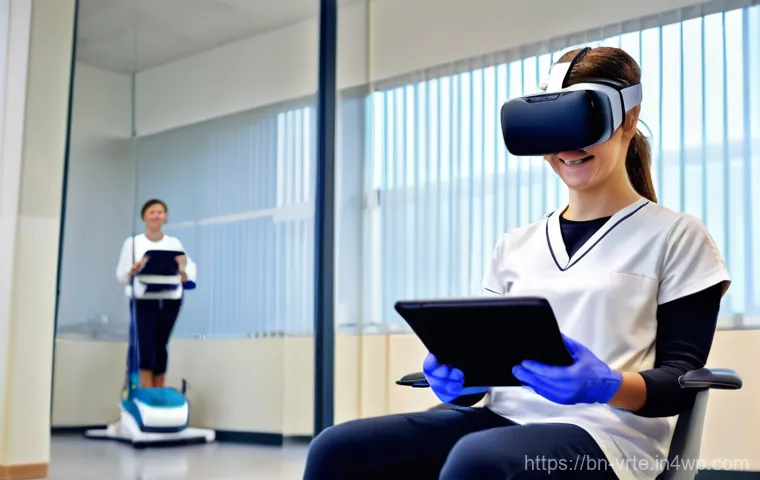 가상현실 재활치료의 연구 결과 요약 - **Prompt 1: Gamified Neuro-Rehabilitation**
    "A bright, clean, and modern rehabilitation clinic w...